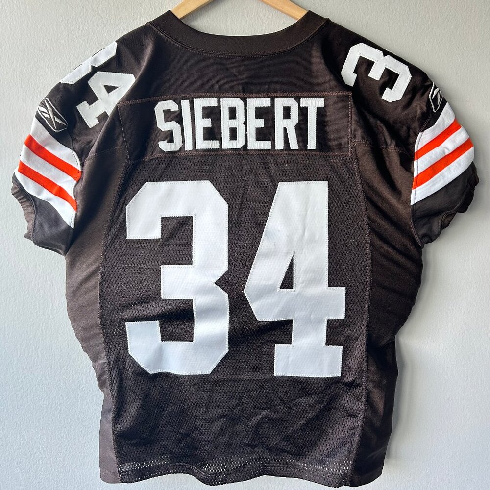 Authentic Reebok Cleveland Browns 2007 Team-Issued NFL Jersey #34 Sz 48 - Picture 2 of 6